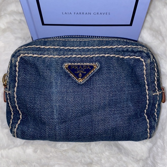 Prada Denim Pouch - Picture 2 of 3